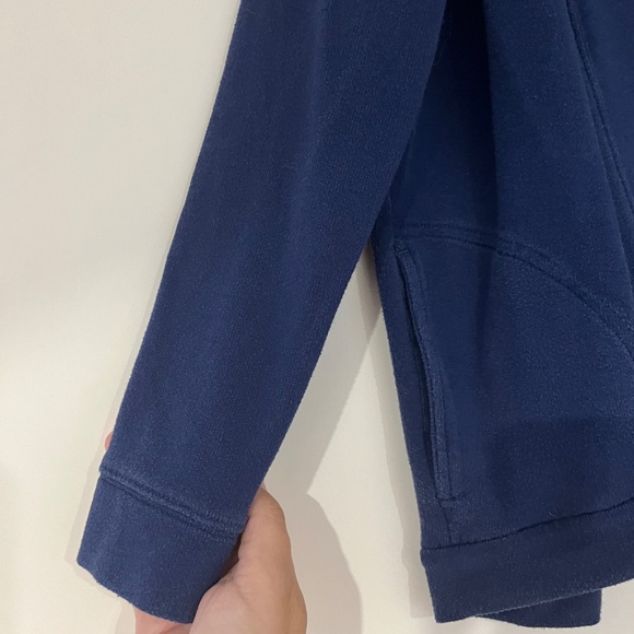 Vineyard Vines girls navy open cardigan - Picture 3 of 4